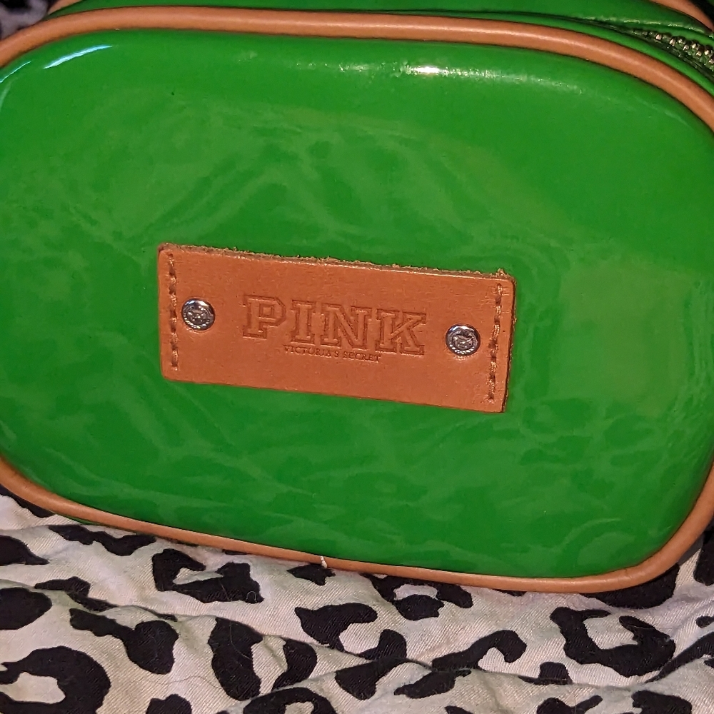 Victoria's Secret PINK double zip makeup bag